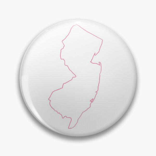 Item preview, Pink New Jersey Outline designed and sold by evelynmm.