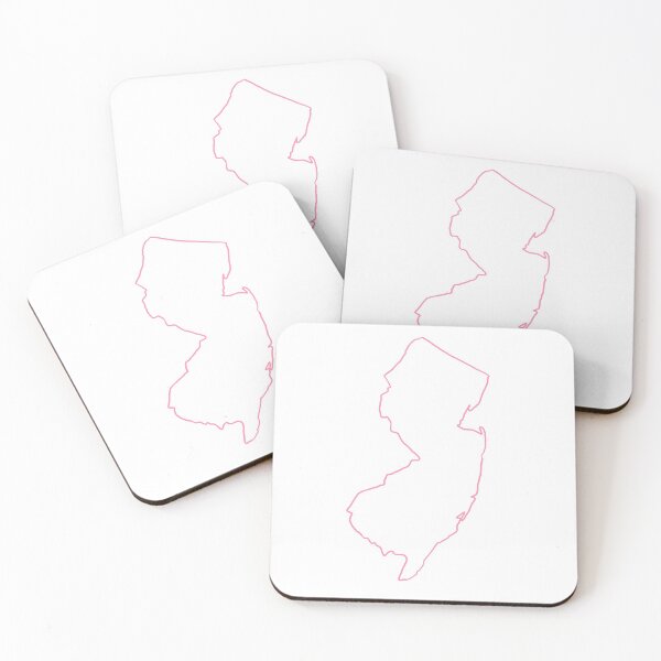 Item preview, Pink New Jersey Outline designed and sold by evelynmm.
