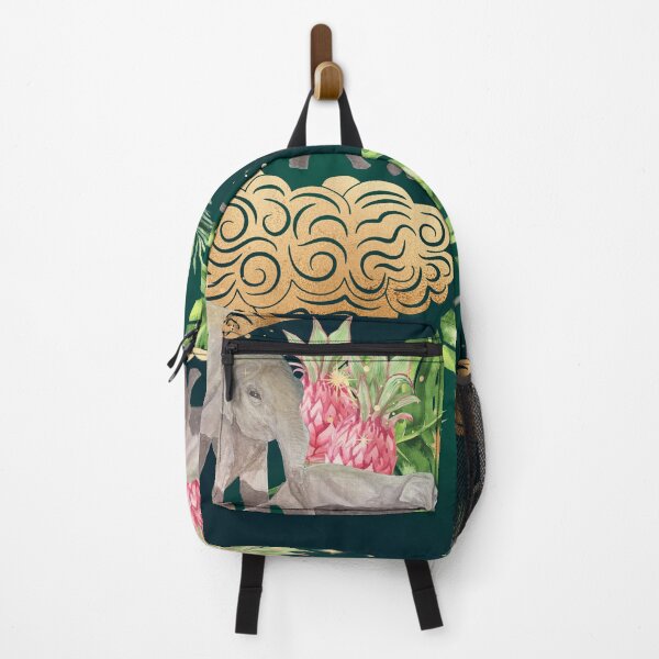 Item preview, Elephants Mom and Baby in the Jungle - Jungle Green designed and sold by Breece.