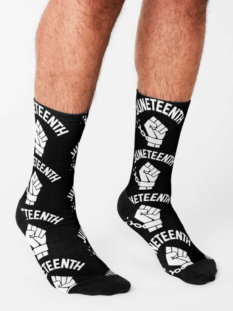 "Tetap Semangat Teriakan Black Owned Businesses Socks by Kacycin Redbubble