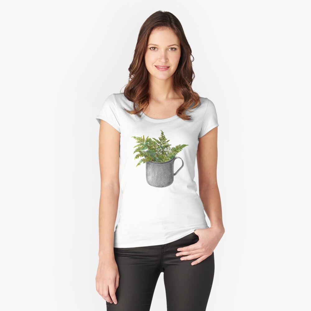Artikel-Vorschau von Tailliertes Rundhals-Shirt, designt und verkauft von stasia-ch.