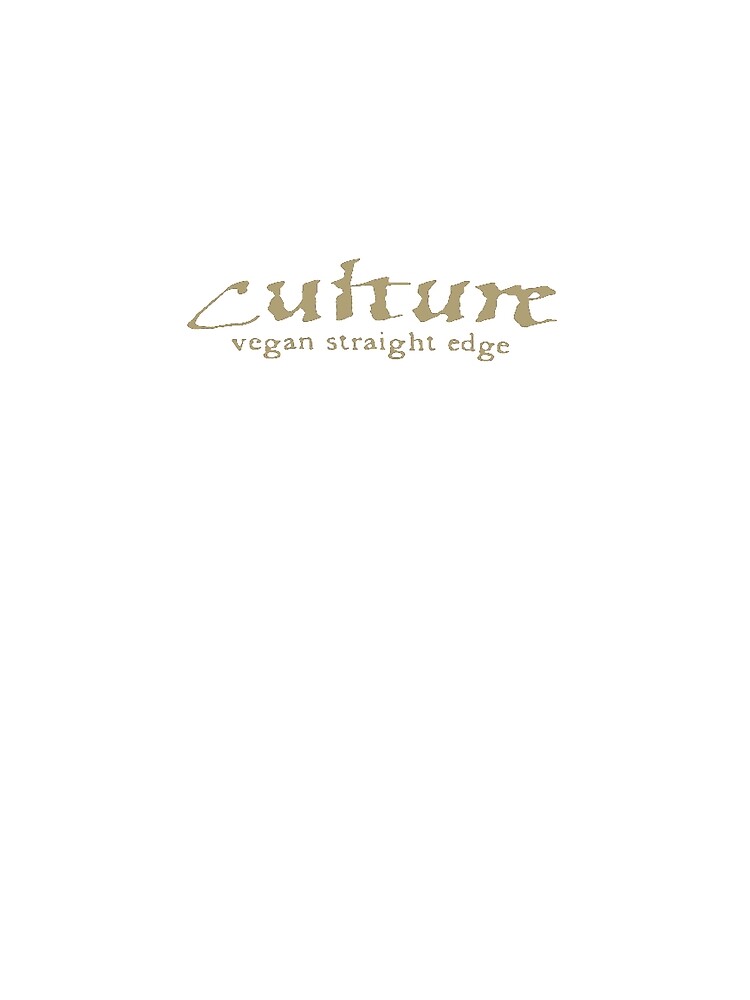 vegan straight edge shirt