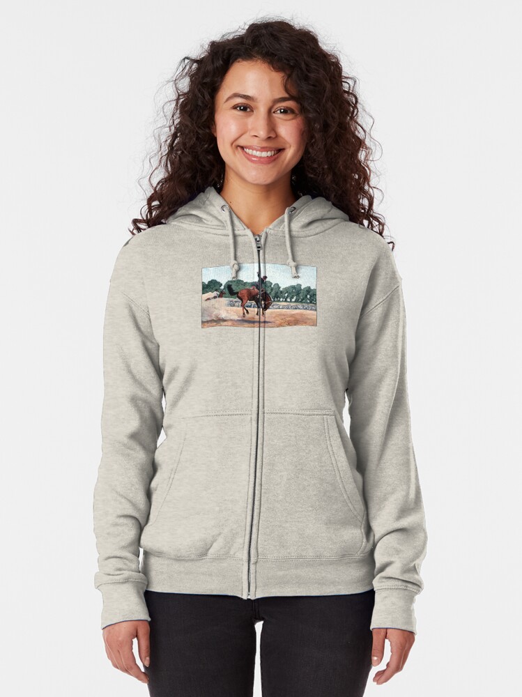 Alternate view of Hang on Hastings Zipped Hoodie