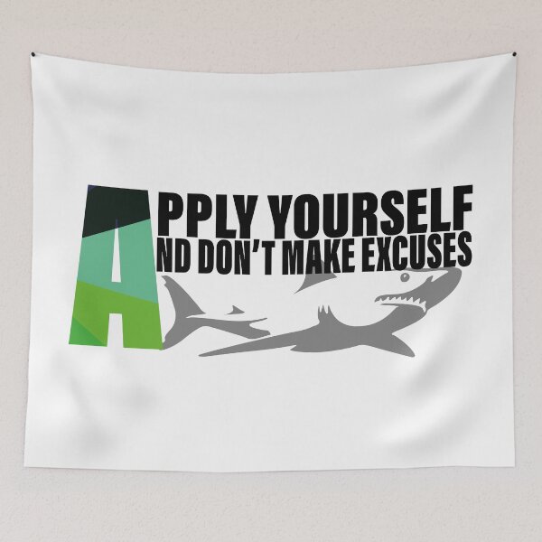 Item preview, APPLY YOURSELF AND DON T MAKE EXCUSES designed and sold by SalaheddineB.