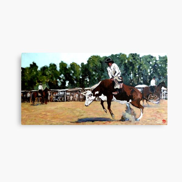 A Whole Lot of Bull Canvas Print