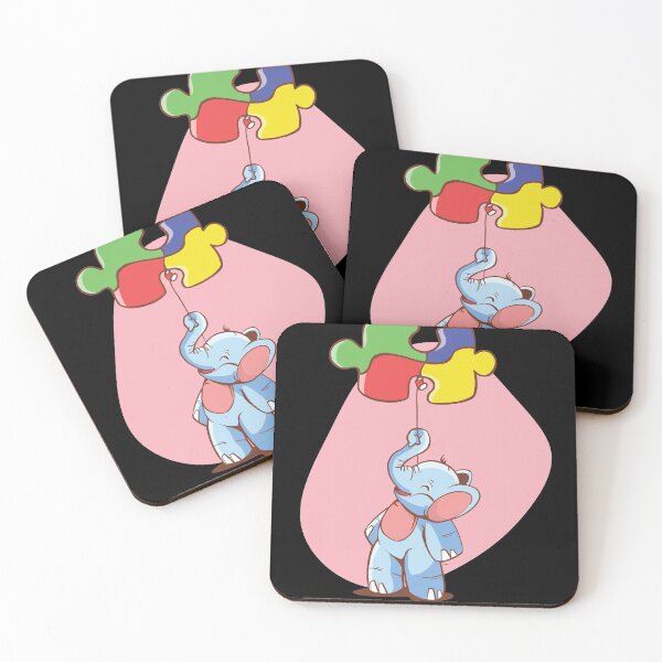 Item preview, Cute Elephant Puzzle Balloon designed and sold by DavinciStore21.