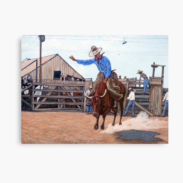 Ride 'em Cowboy Canvas Print