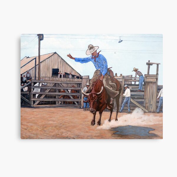 Ride 'em Cowboy Metal Print
