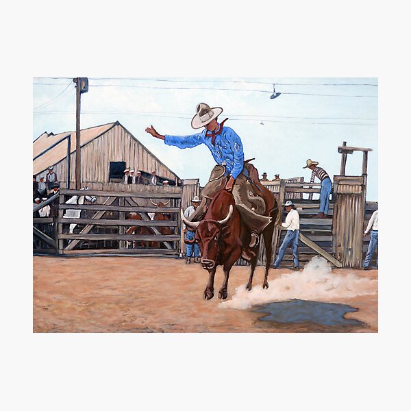 Ride 'em Cowboy Photographic Print