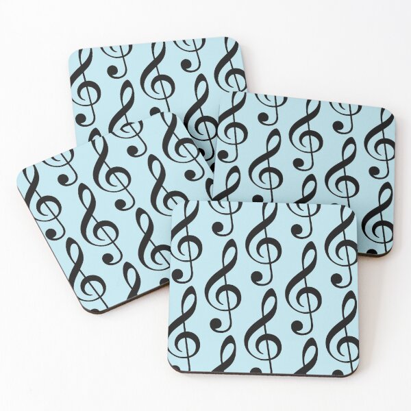 Item preview, Treble Clef on Egg Shell Blue designed and sold by QuarterMoon.