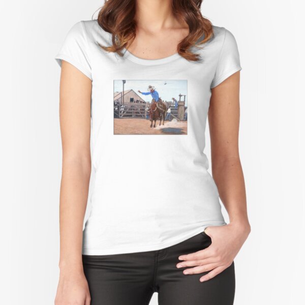 Ride 'em Cowboy Fitted Scoop T-Shirt