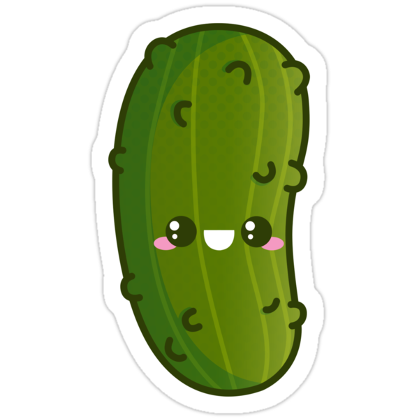 "Kawaii Pickle" Stickers by paithagoras Redbubble