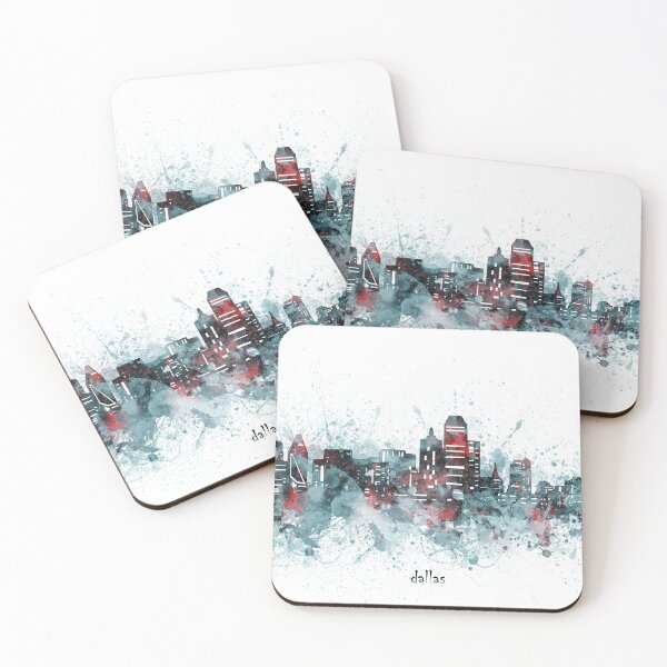 Item preview, dallas skyline designed and sold by BekimART2.
