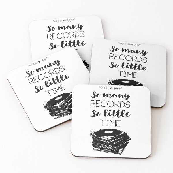 Item preview, so many records, so little time designed and sold by Youmytype.