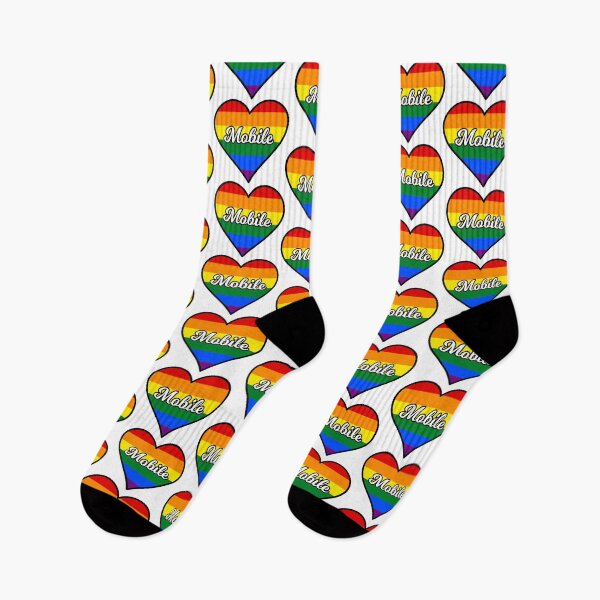Item preview, Mobile Alabama Gay Pride Heart designed and sold by fearcity.