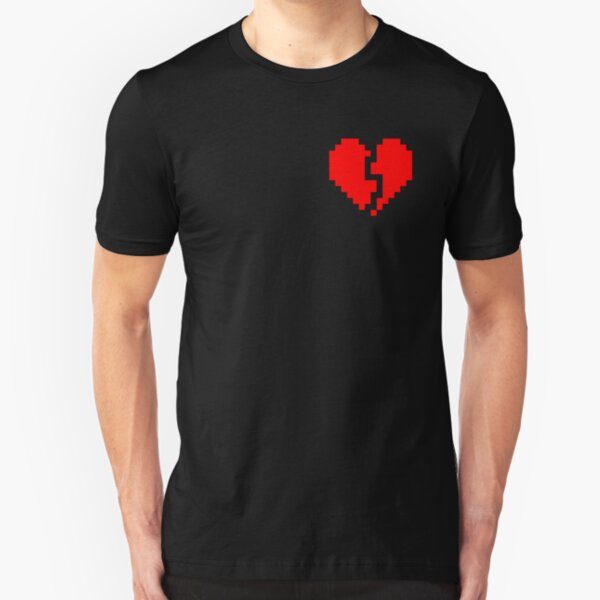 broken heart Slim Fit T-Shirt
