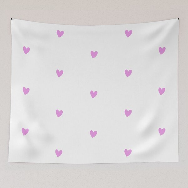 Item preview, Purple Heart, Hearts, Cute Gift, White Dream, Stylish Covering, Cool Birthday Present, Washable Reusable designed and sold by Annona-.