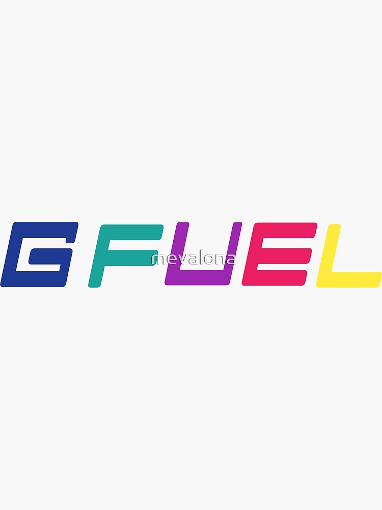 "Gfuel" Sticker by mevalona Redbubble