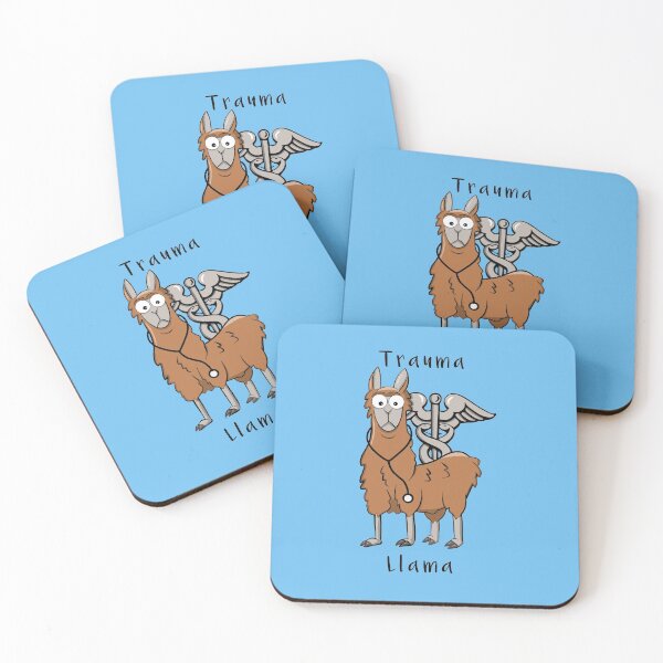 Item preview, Trauma Llama Caduceus Design designed and sold by Designs By David.