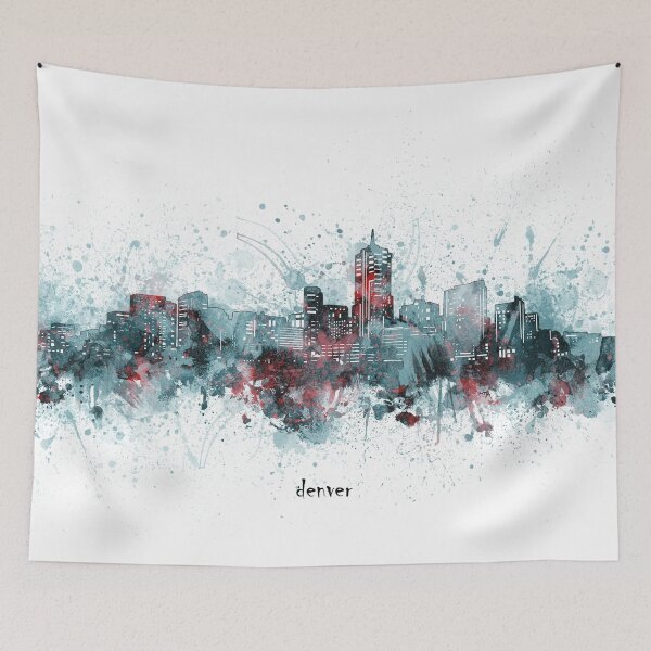 Item preview, denver skyline designed and sold by BekimART2.