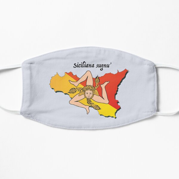 Say it in Sicilian for Her Flat Mask