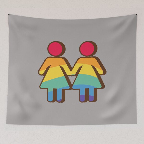 Item preview, LGBT Pride 2 lesbians designed and sold by Delicarte.