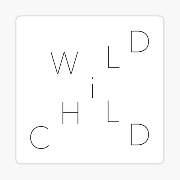 wildchild logo Sticker
