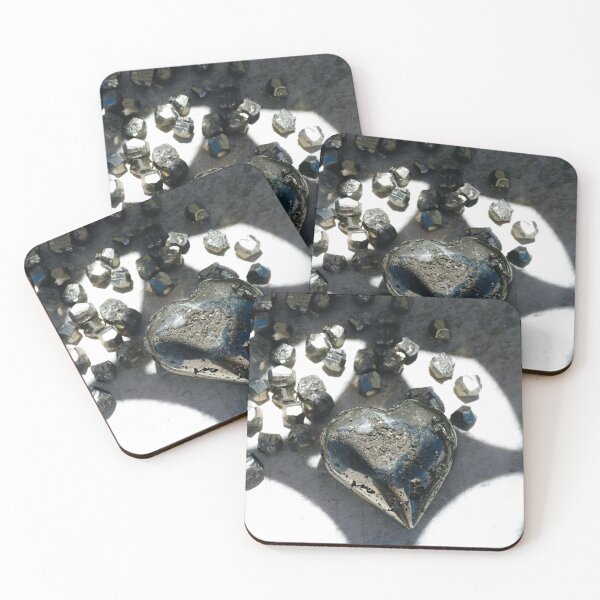 Item preview, Pyrite Heart  designed and sold by Elena Ray.