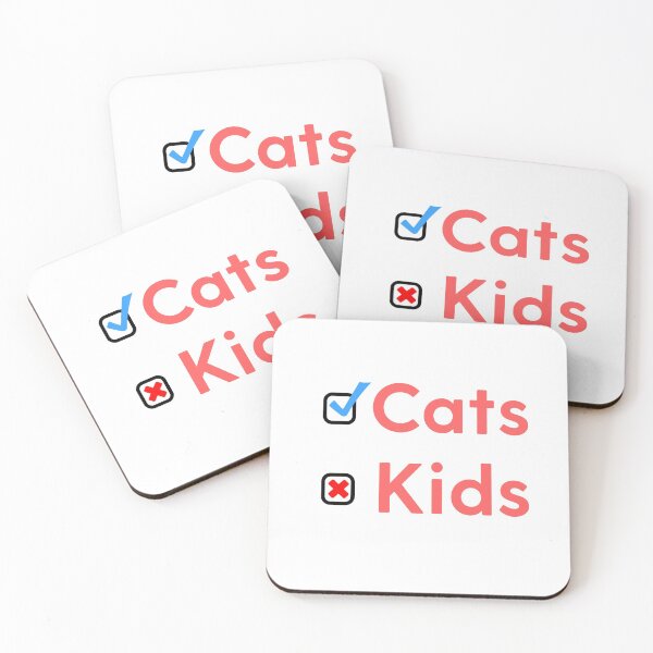 Item preview, Cats? Yes. Kids? No designed and sold by bumperapparels.