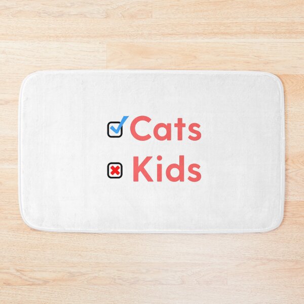 Item preview, Cats? Yes. Kids? No designed and sold by bumperapparels.