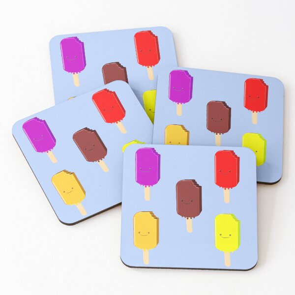 Item preview, Fruit Ice Pops And Chocolate Ice Cream Bar designed and sold by Almdrs.