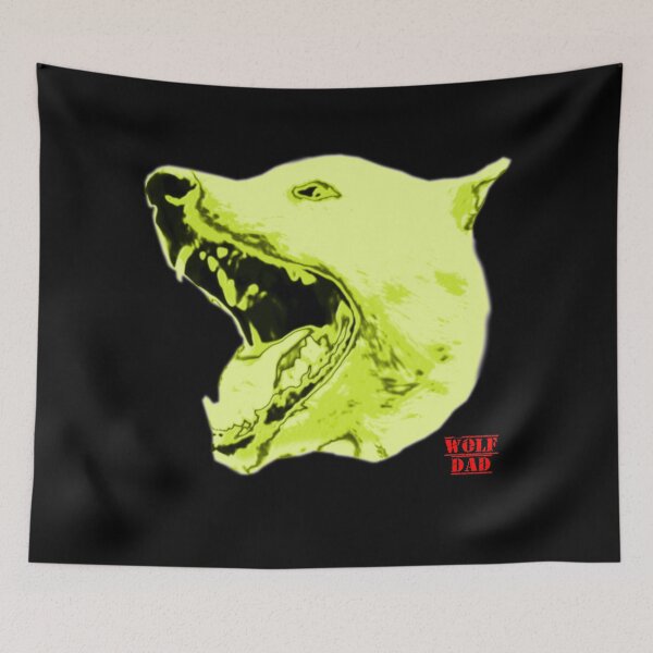 Item preview, Wolf Dad Fathers Day Gift Gold Metal designed and sold by JWDesigns777.