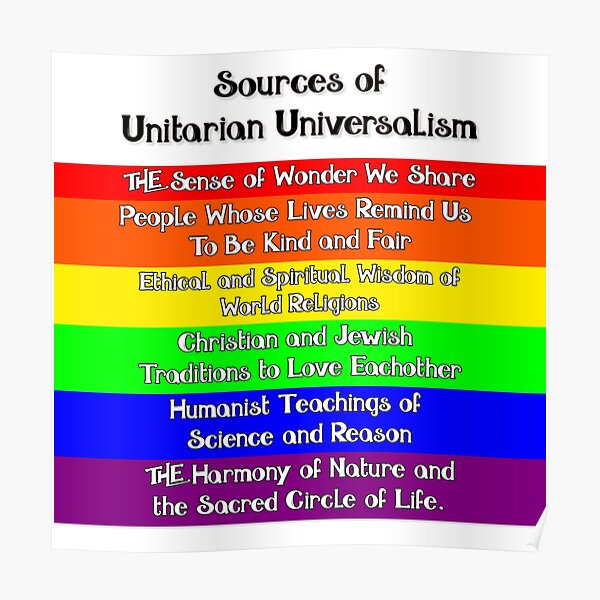 Unitarian Universalism Posters Redbubble 3976