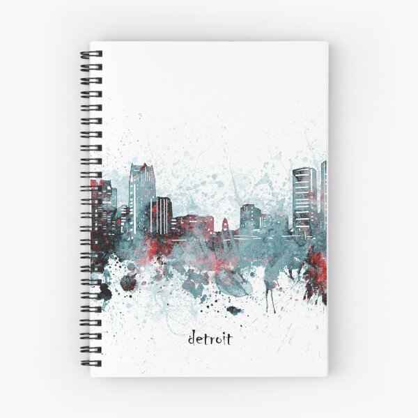 Item preview, detroit skyline designed and sold by BekimART2.