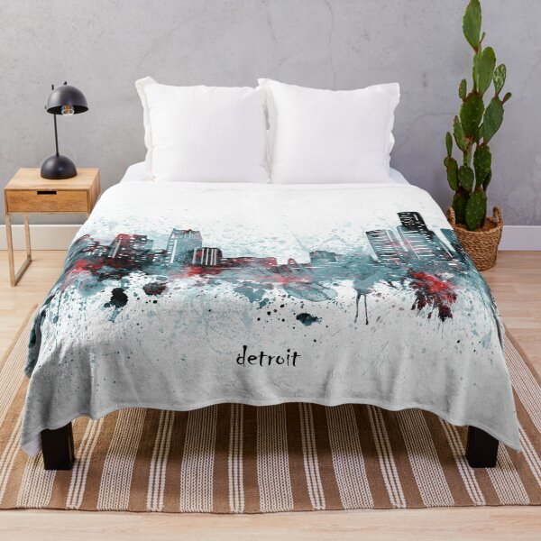 Item preview, detroit skyline designed and sold by BekimART2.