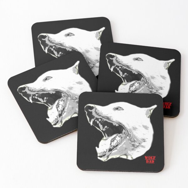 Item preview, Wolf Dad Fathers Day Gift Silver Metal designed and sold by JWDesigns777.