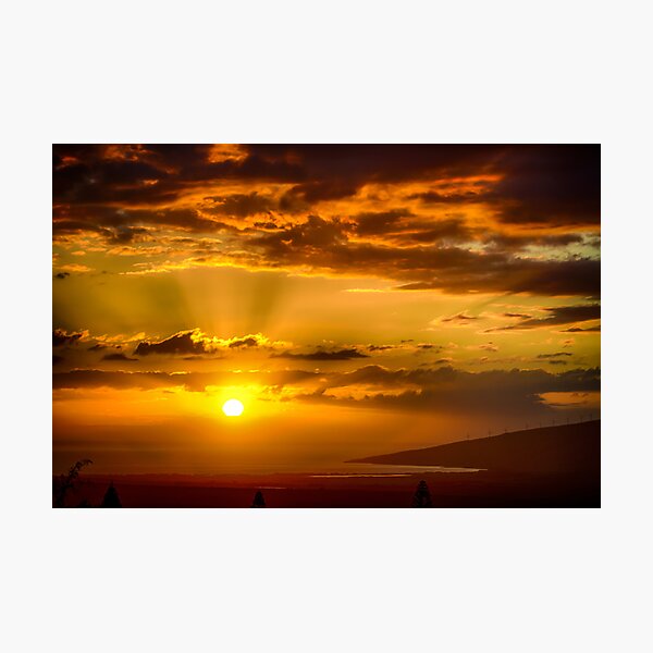 Maui Sunset - 12/9/12 #1 Photographic Print