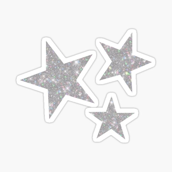 Sparkle Stars (3 Pack) - Stickers Sticker for Sale by tesscosgrave