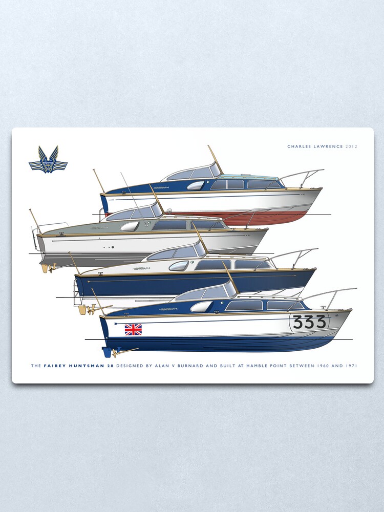 Alternate view of Fairey Huntsman 28s Metal Print