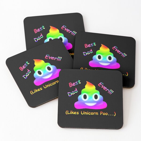 Item preview, Best Dad likes unicorn poo too fathers day gift designed and sold by JWDesigns777.