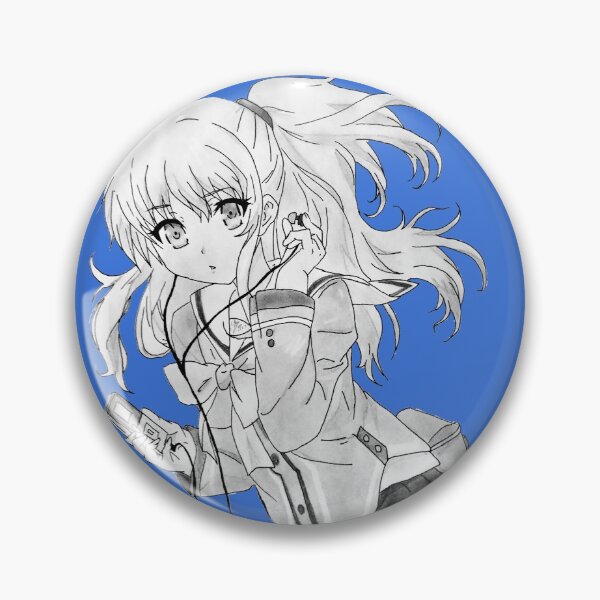 Item preview, Nao Tomori Charlotte (Blue BG) designed and sold by mockingjaeart.