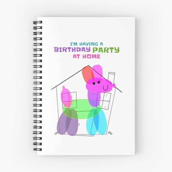 Item preview, I am having my birthday party at home - Kids gift designed and sold by TamGustam.
