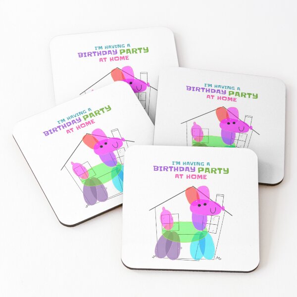 Item preview, I am having my birthday party at home - Kids gift designed and sold by TamGustam.