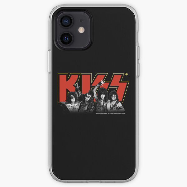 Kiss Band All Members - Red and Yellow iPhone Soft Case