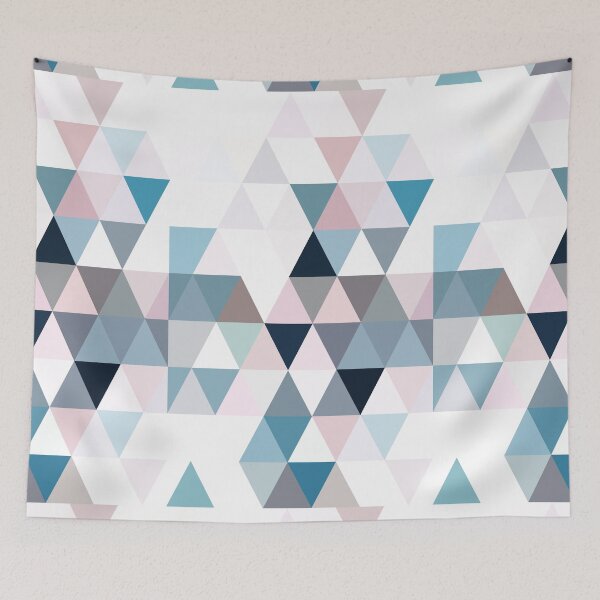 Item preview, TRI 4 - BLUE PINK designed and sold by EDDESIGNFORFUN.