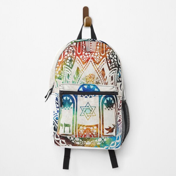 Item preview, Hamsa Hand Art - Colorful Jewish Artwork - Sharon Cummings designed and sold by Sharon Cummings Art.