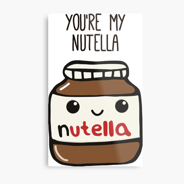 Nutella Metal Prints Redbubble - nutella bae roblox