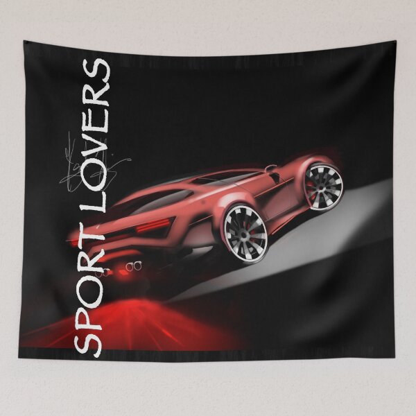 Item preview, Red car Sport Lovers designed and sold by SHdesigner.