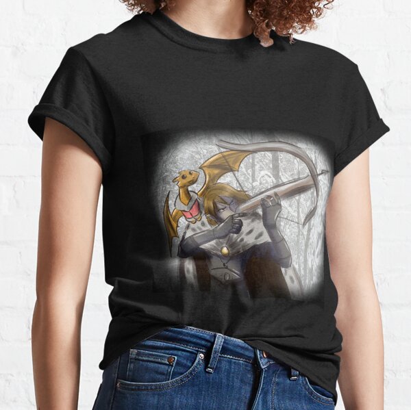 Dragonrider's Dance: Fantasy Winter Hunter Classic T-Shirt