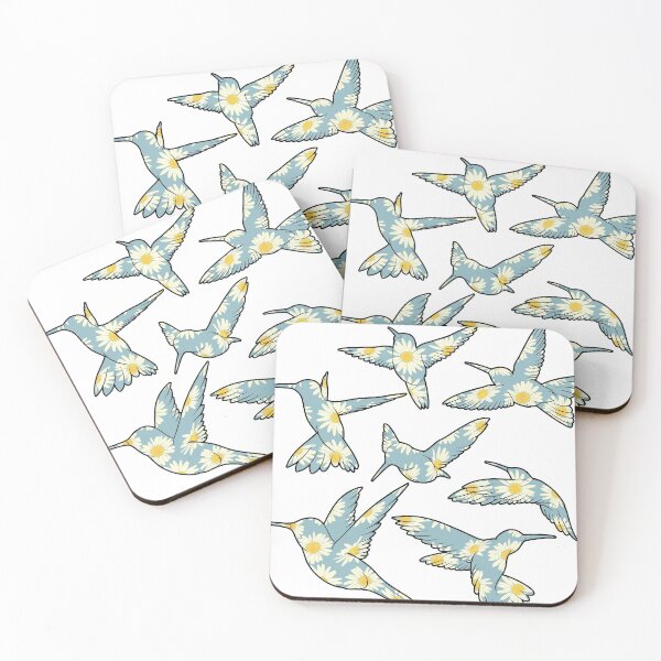 Item preview, Hummingbird Floral Pattern  designed and sold by mouaataaz.